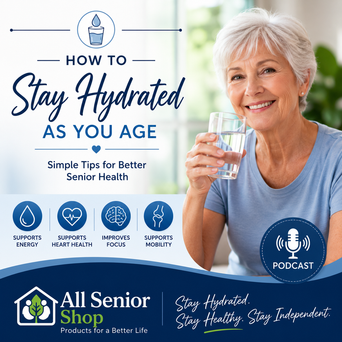 How to Stay Hydrated as You Age: A Complete Guide for Seniors